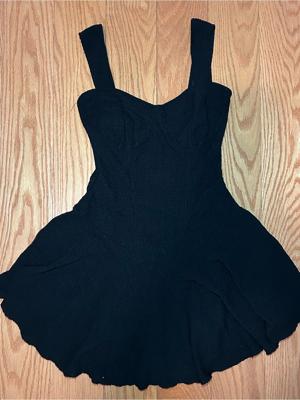 Black Women's Sleeveless Fit-and-Flare Dress